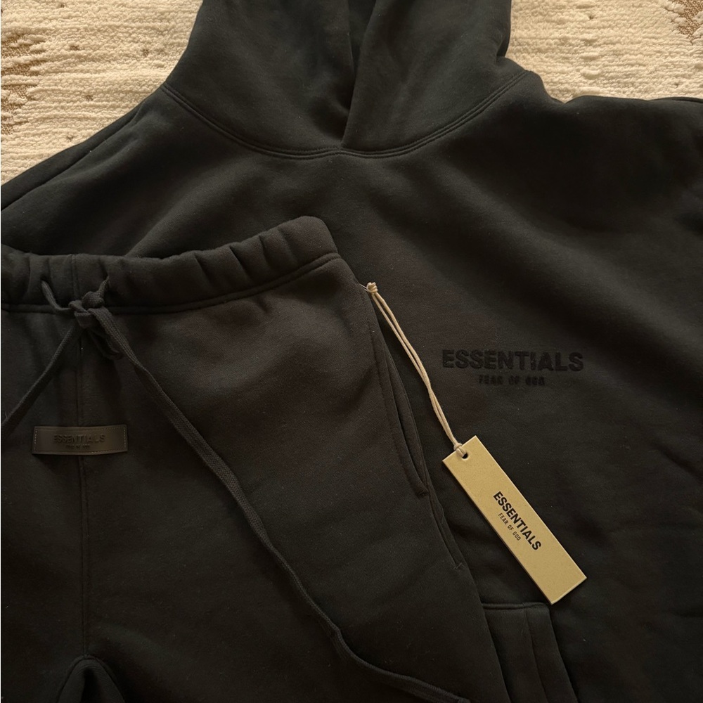 Fear of God Essentials Black Hoodie